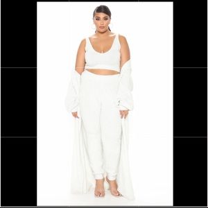 Salem 3 Piece Sweater Legging Set - Silver